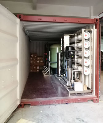 50000GPD de industriële Systemen van de Landbouw Omgekeerde Osmose RO van Ondergrondse goed Waterzuiveringsinstallatie in Mobiele Container