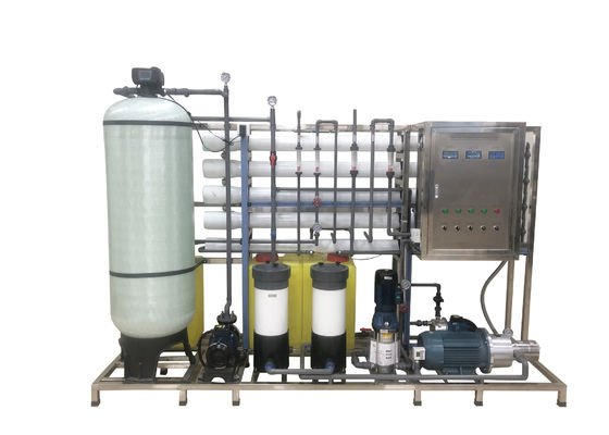 500LPH zoute van de het Systeem Omgekeerde Osmose van de Zeewaterontzilting van de het Drinkwaterfilter de Behandelingsro Installatie
